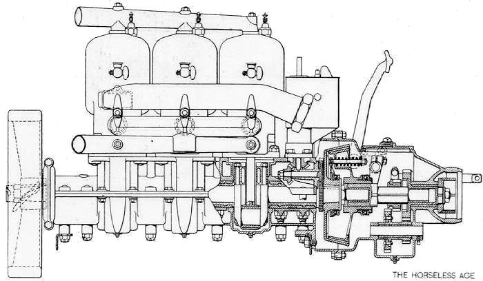 1910 motor side view