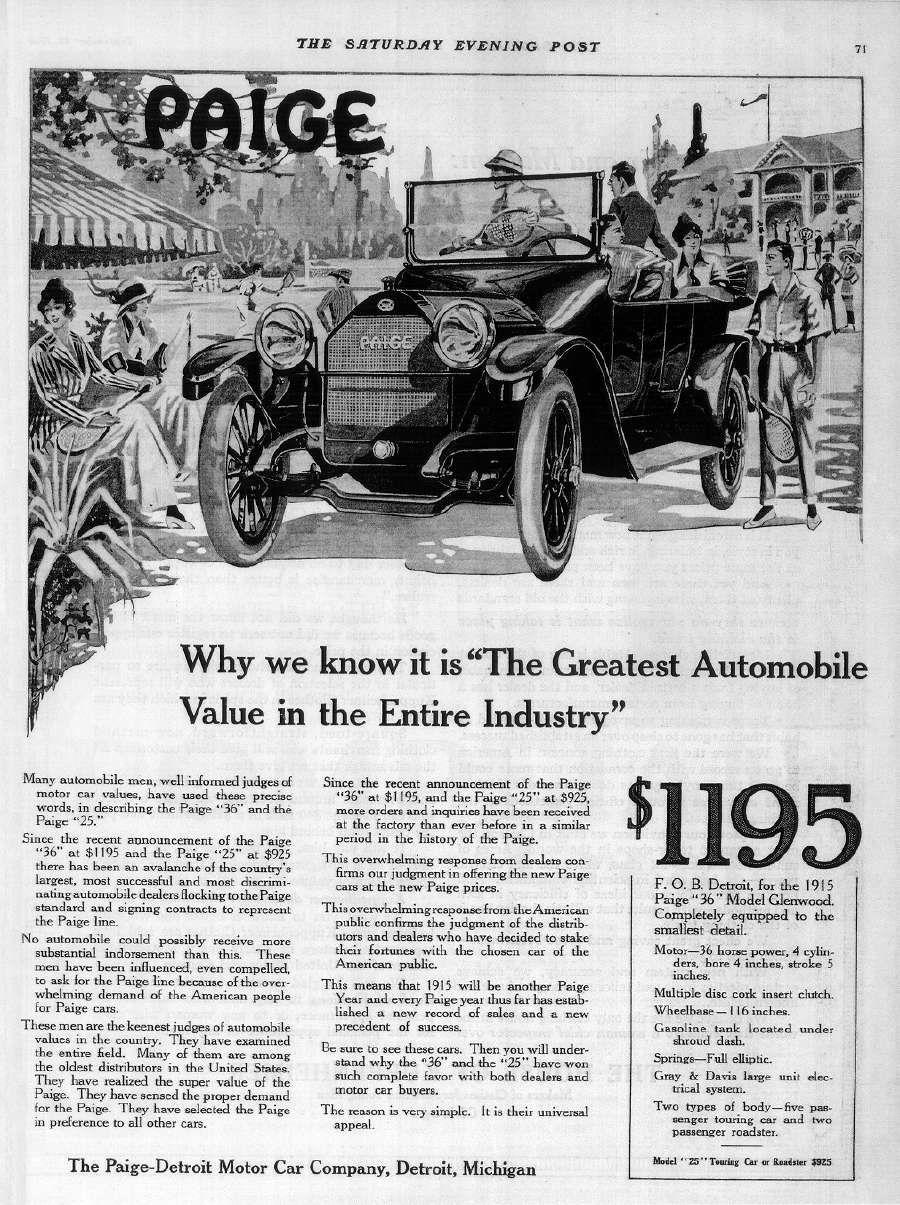 1915 models