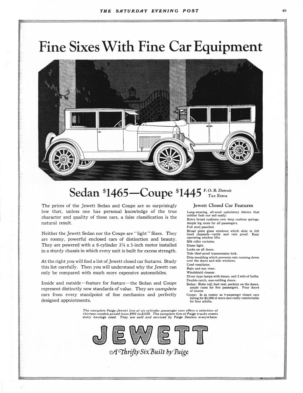 1923 Jewett