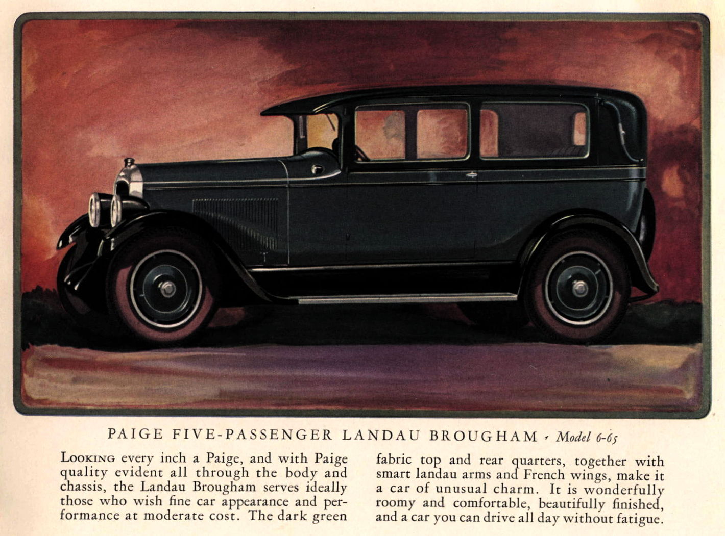 1927 6-65 brougham